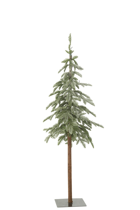 Xmas Tree C+Led Artificial Snow Green Small