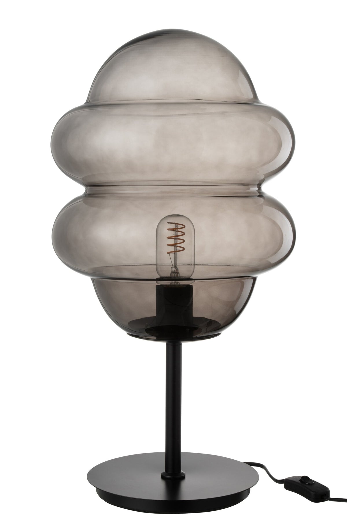 Table lamp honey spoon glass grey