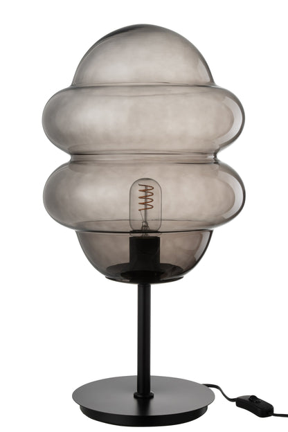 Table lamp honey spoon glass grey