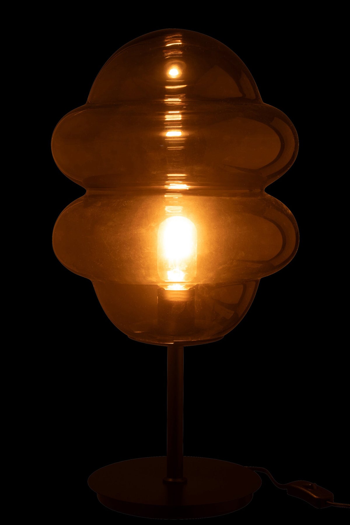 Table lamp honey spoon glass grey