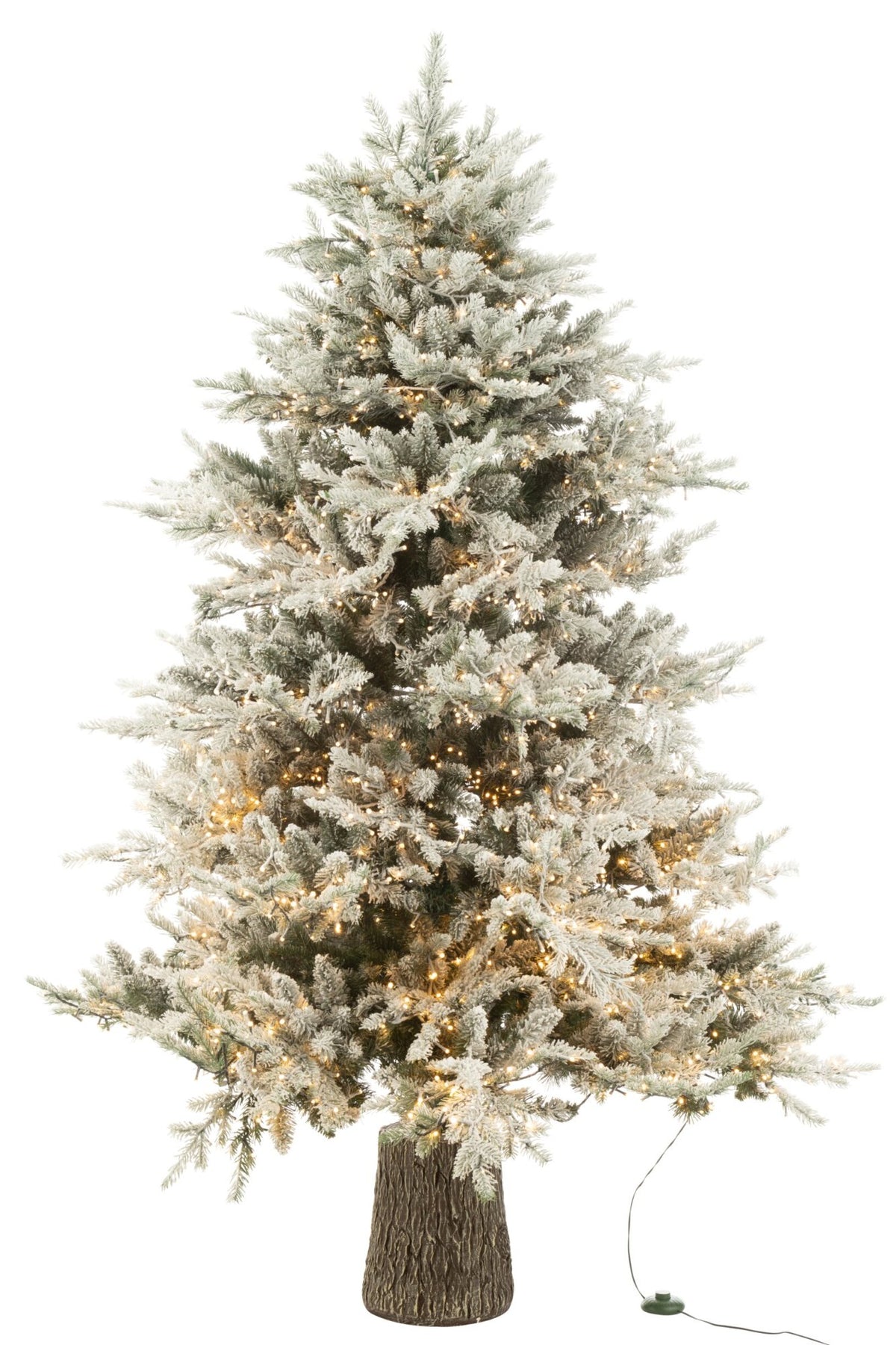 Xmas Tree+Snow 3000led Lights Plastic White