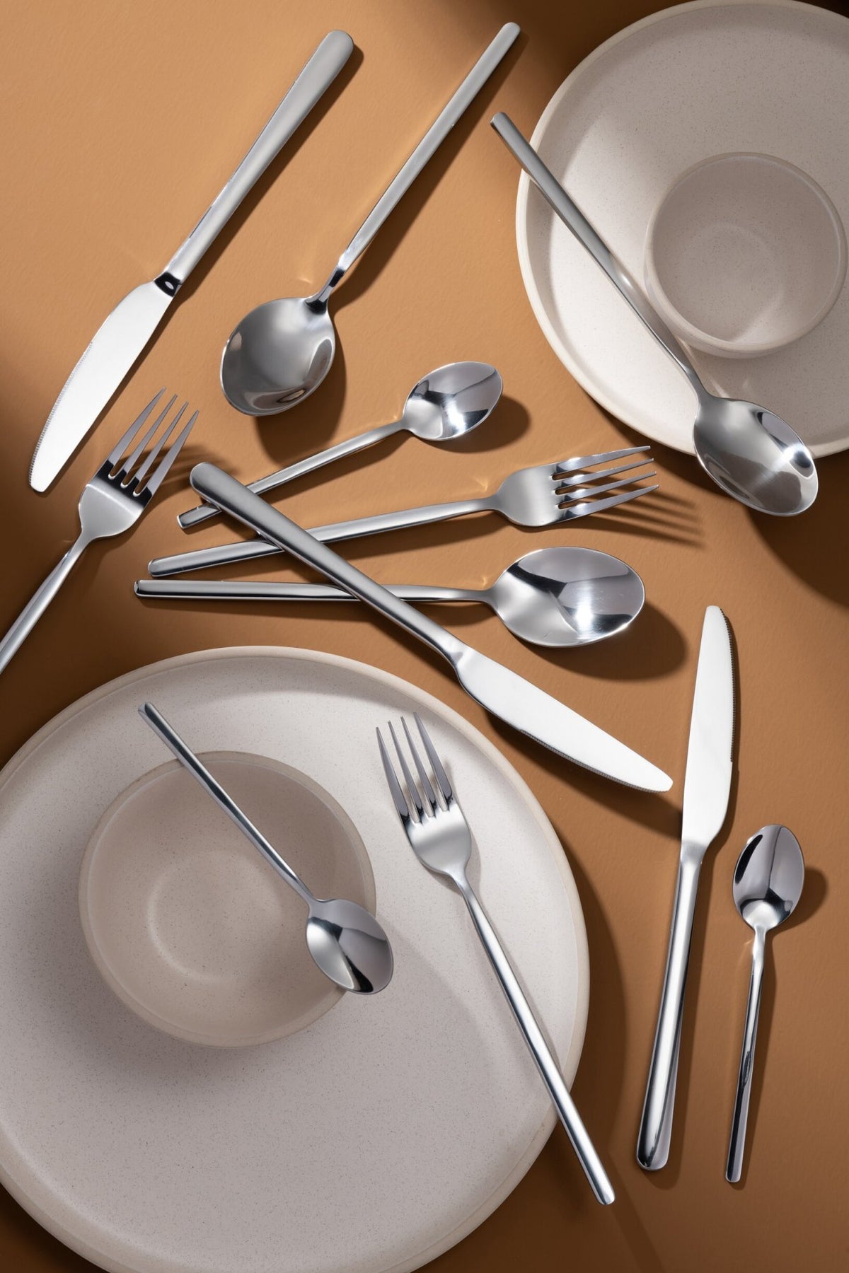 Cutlery box B 24 pieces stainless steel shiny silver