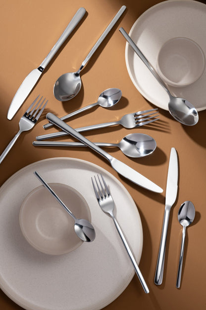 Cutlery box B 24 pieces stainless steel shiny silver
