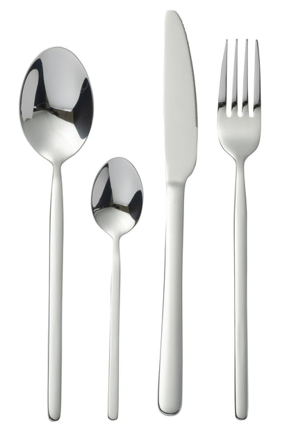Cutlery box B 24 pieces stainless steel shiny silver