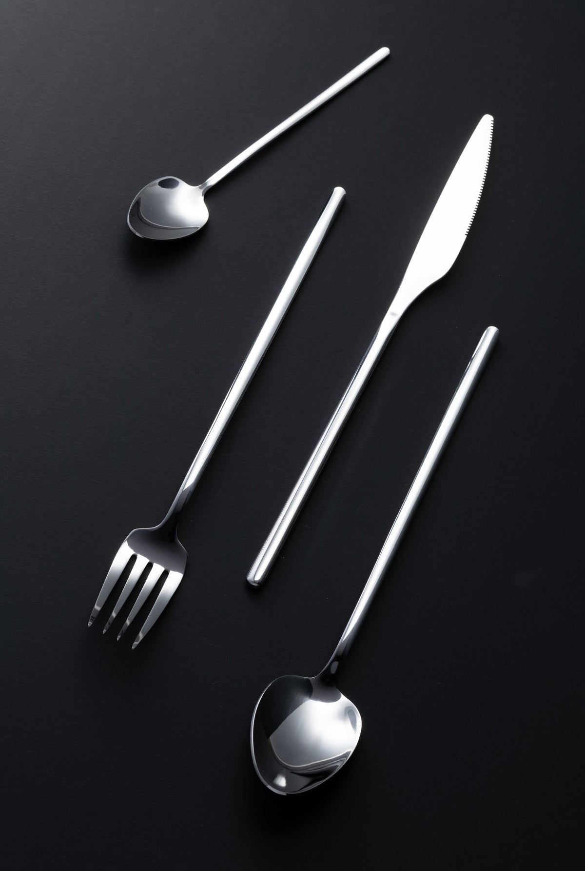 Cutlery box C 24 pieces stainless steel shiny silver