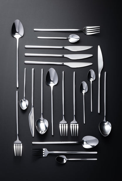 Cutlery box C 24 pieces stainless steel shiny silver