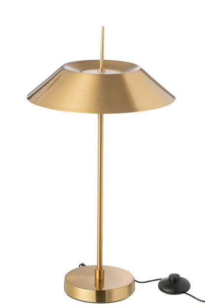 Table lamp led metal gold