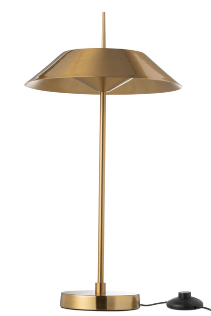 Table lamp led metal gold