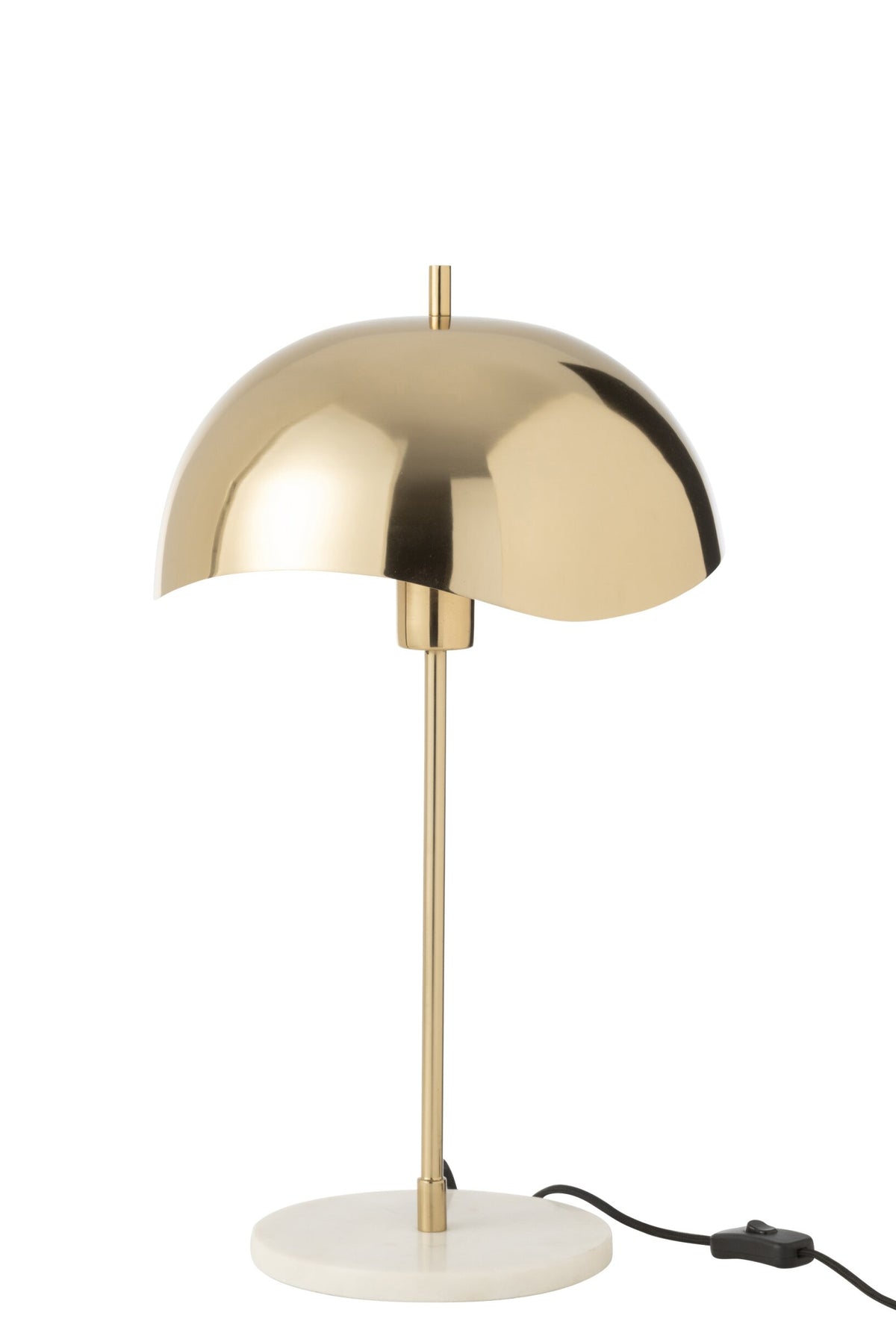 Table lamp metal/marble gold