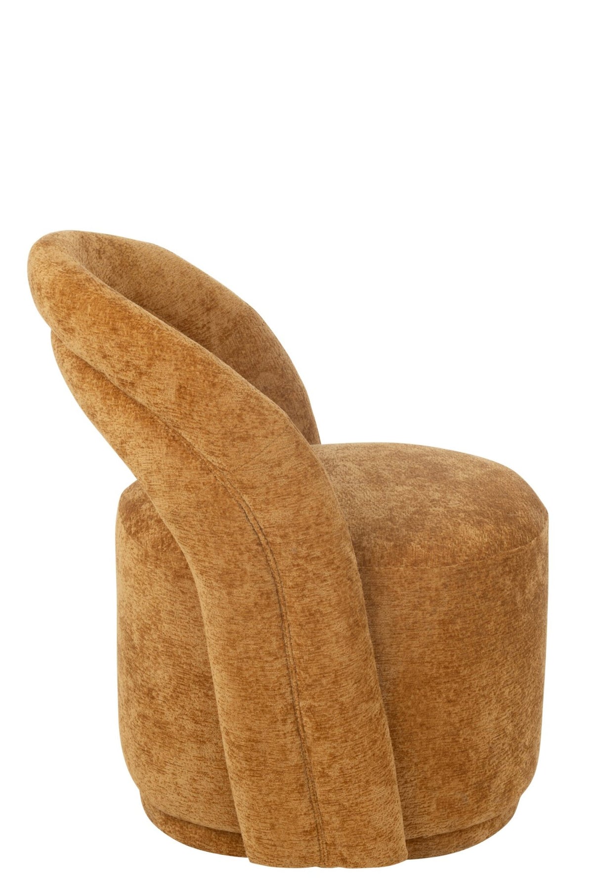 Accent Chair Textile Ochre