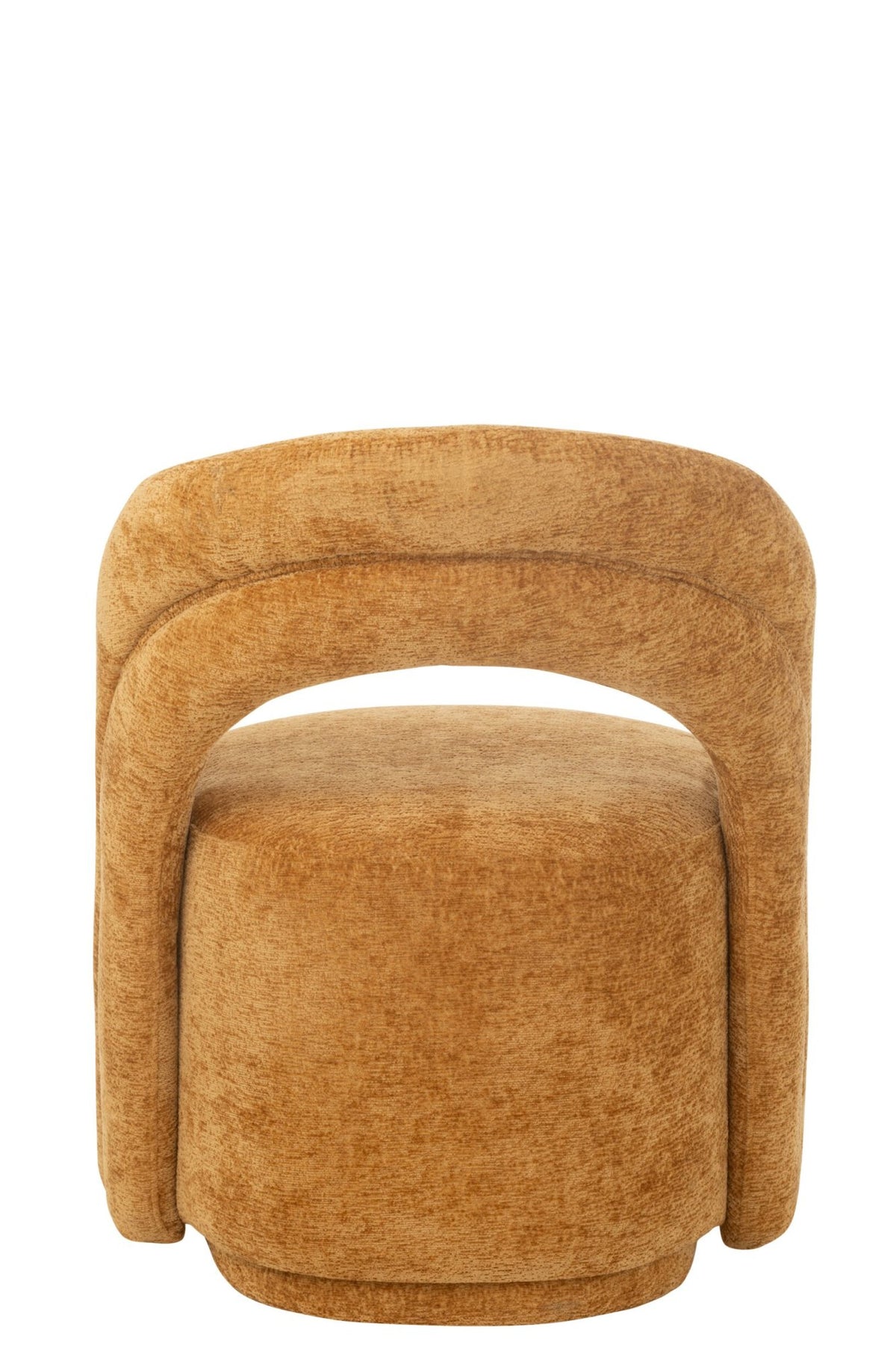 Accent Chair Textile Ochre