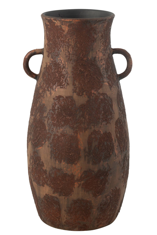 Vase Amphore Terra Brown/Rust Large