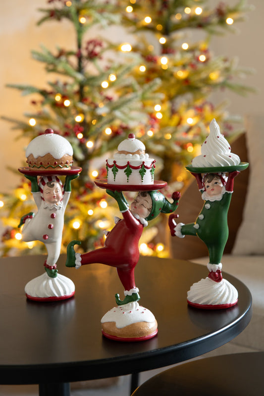 Elf Pastry Resin Mix Assortment Of 3