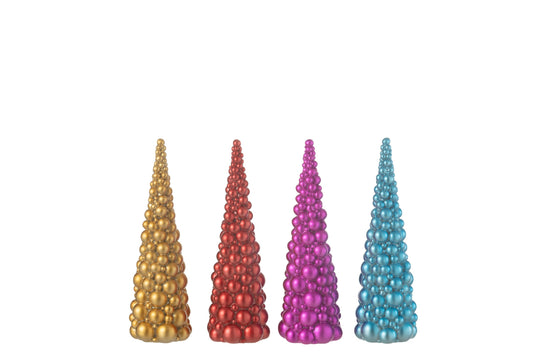 Tree Balls Resin Mix Small Assortment Of 4