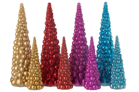 Tree Balls Resin Mix Large Assortment Of 4