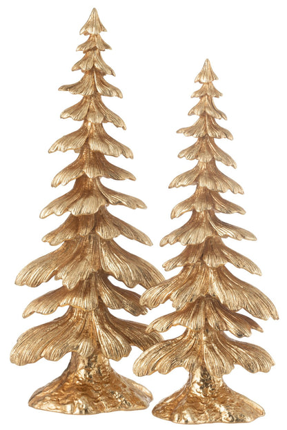 Fir Tree Resin Gold Large