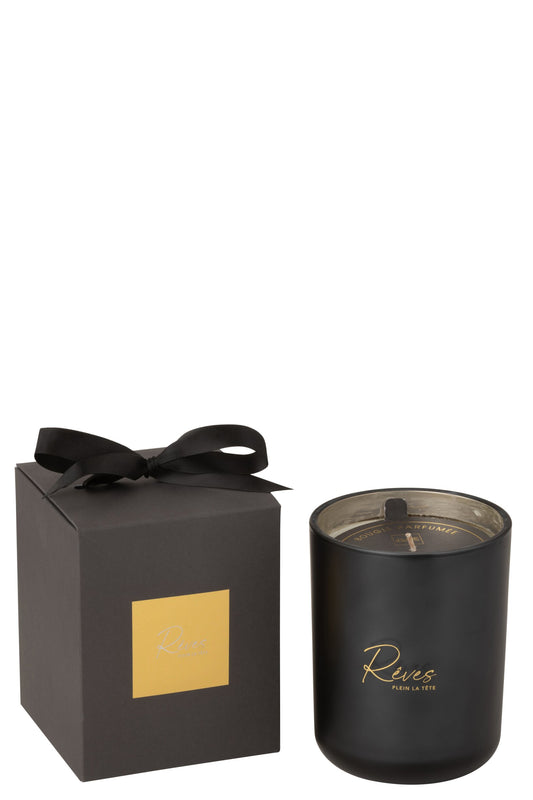 Geurkaars Reves Noir Large 65uur