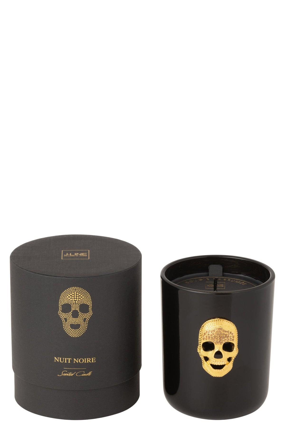 Geurkaars Doodskop Nuit Noire Large 65uur