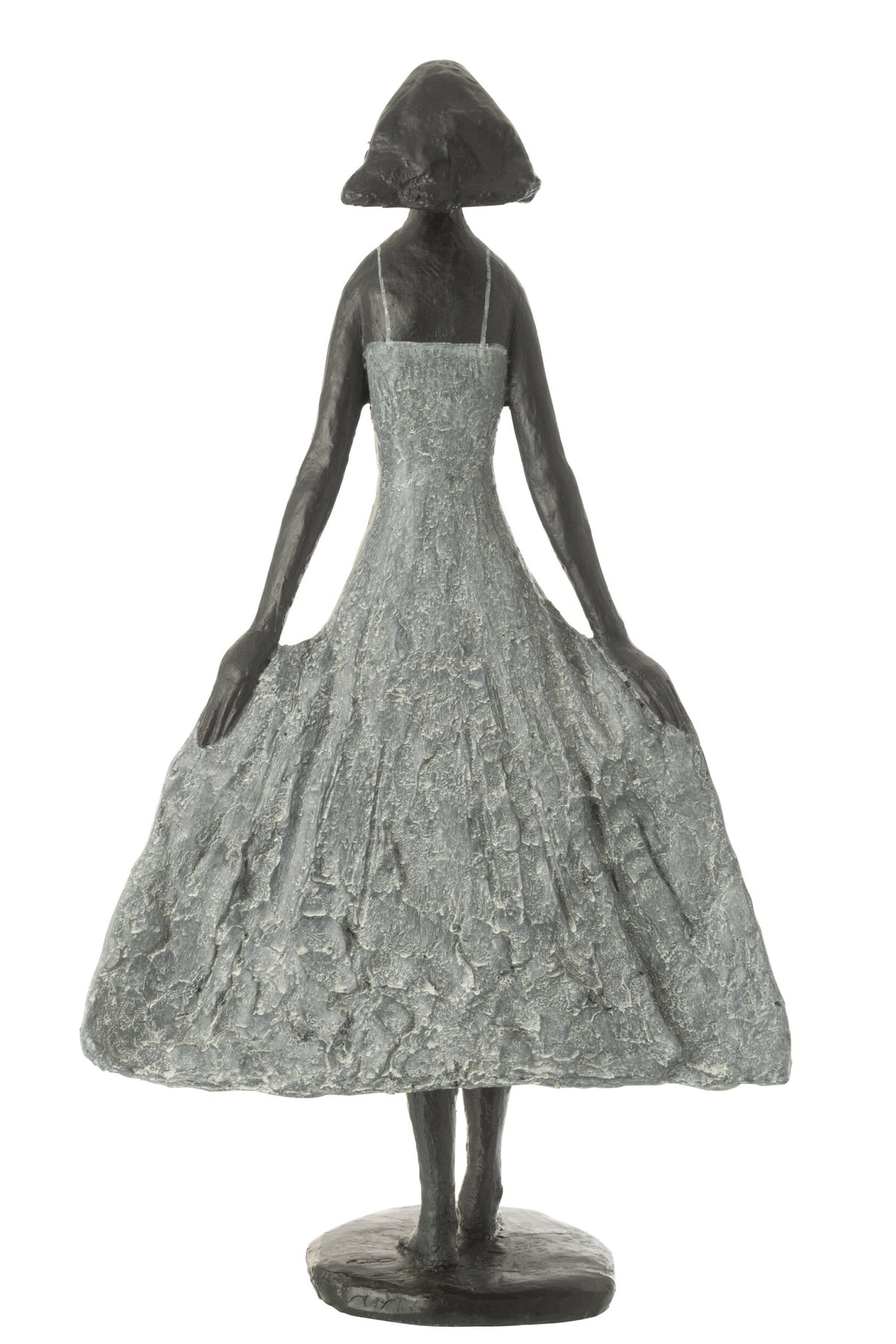 Girl Looking At Sky Resin Black/Grey Large
