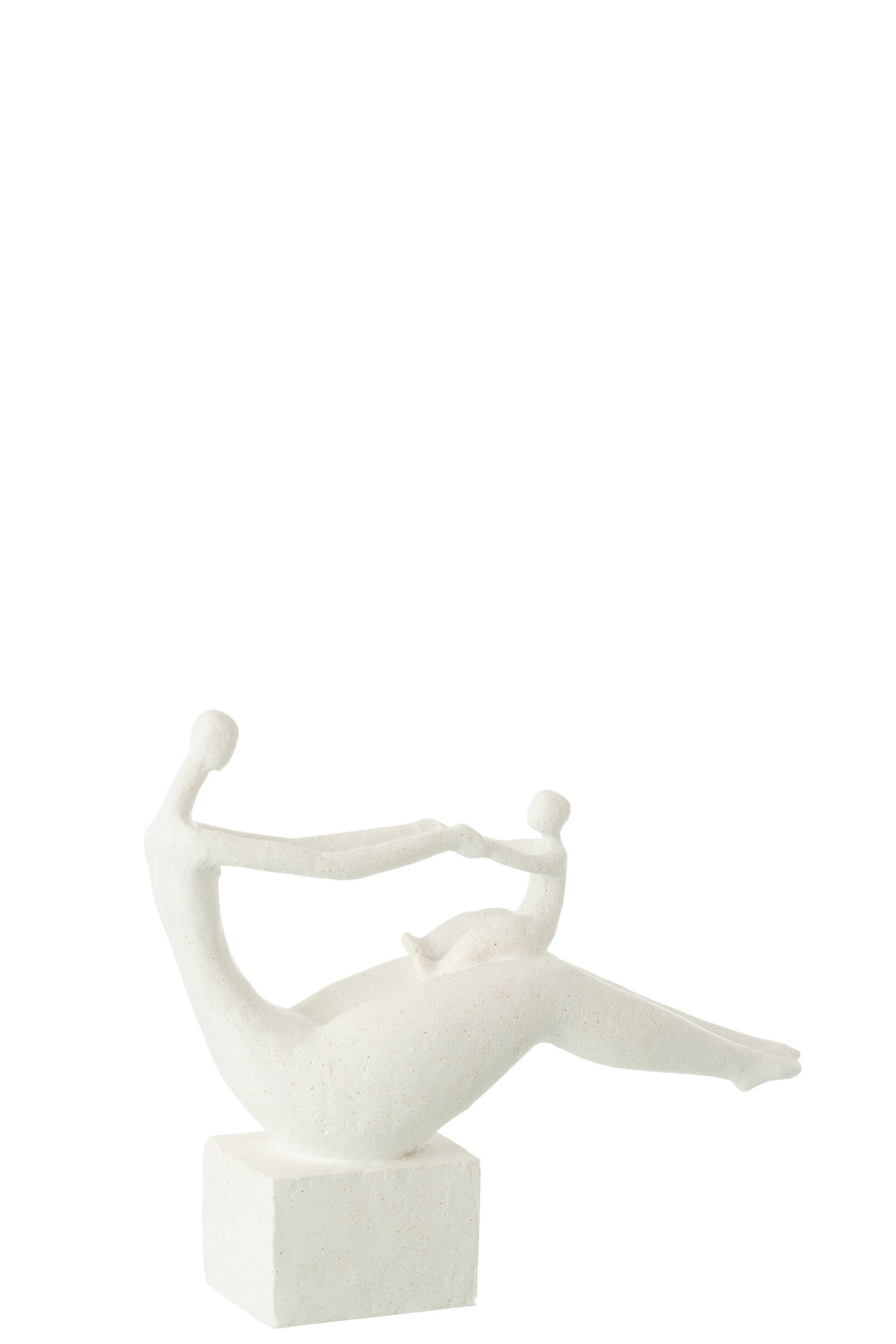 Mum+Kid On Knees Resin Matt White