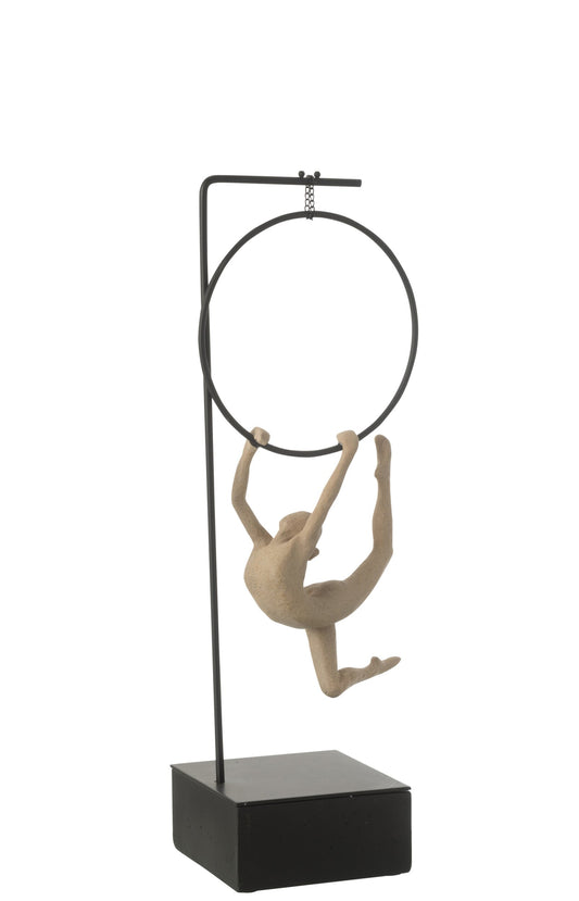 Gymnast Hoop Alpha Resin Beige/Black