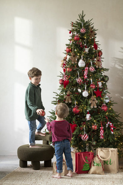 Christmas Tree+Leds Extra Plastic Green