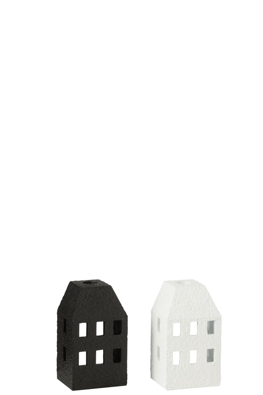 Kanedlaar Huis Cement Zwart/Wit Assortiment Van 2