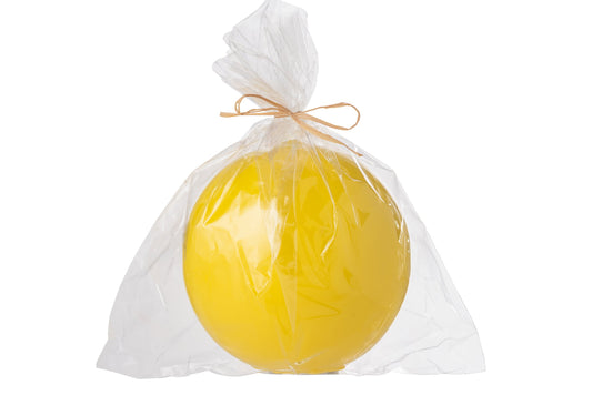 Kaars Bol Wax Fluo Geel - 50 Uur