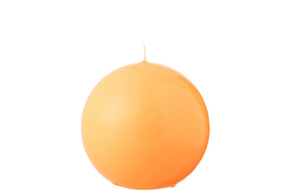 Kaars Bol Wax Fluo Oranje - 30 Uur