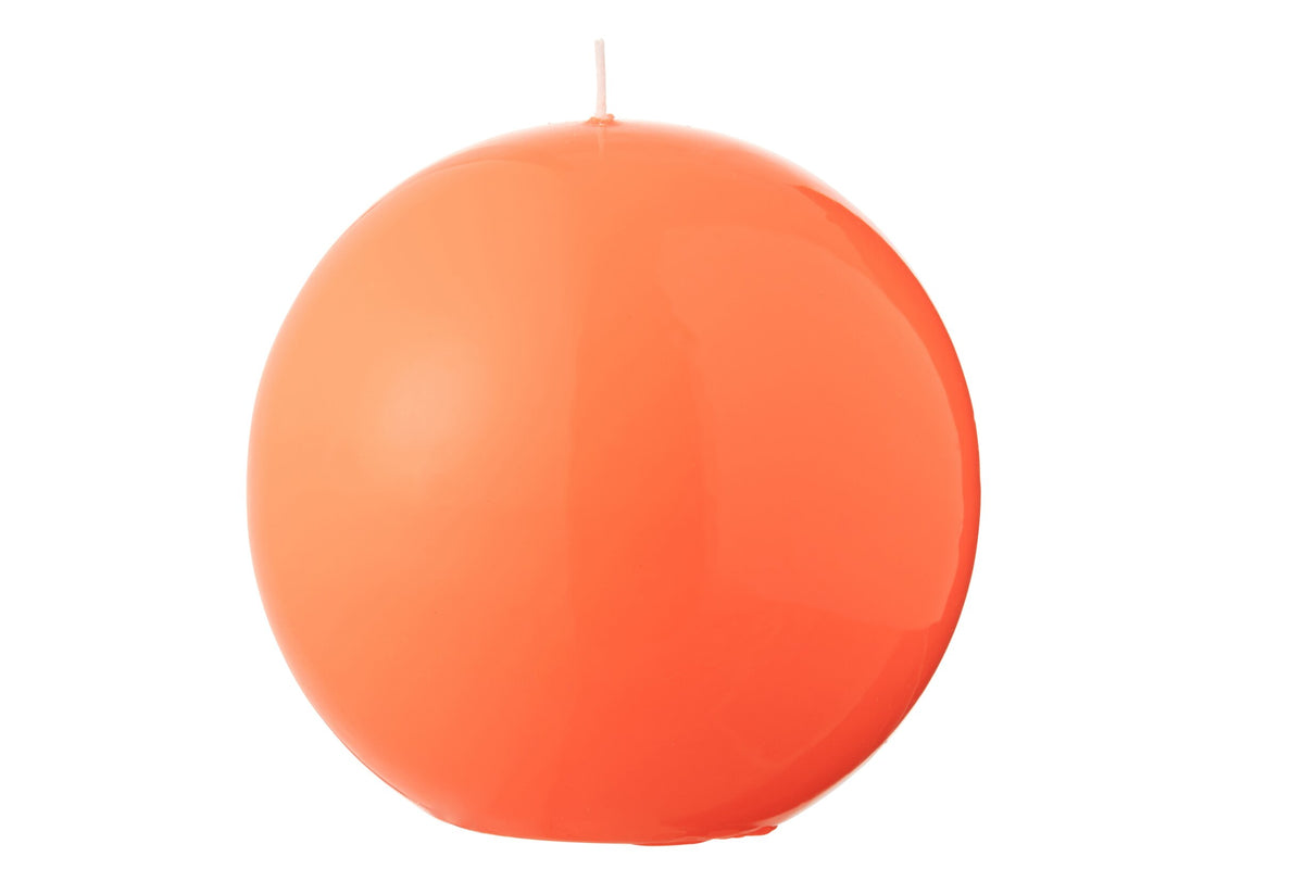 Kaars Bol Wax Fluo Rood - 50 Uur