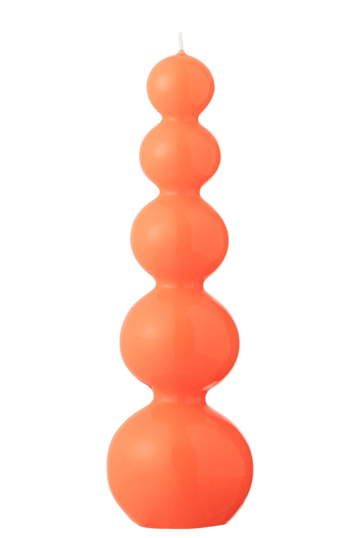 Kaars Kalebas Fluo Rood - 25 Uur