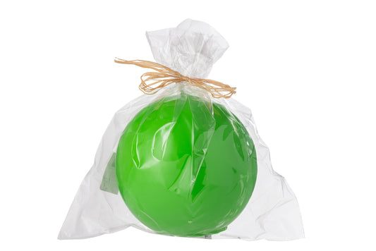Kaars Bol Wax Fluo Groen - 50 Uur
