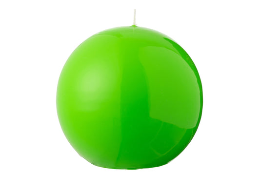 Kaars Bol Wax Fluo Groen - 50 Uur