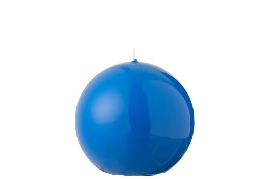 Kaars Bol Was Fluo Blauw - 30 Uur