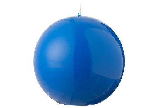 Kaars Bol Was Fluo Blauw - 50 Uur