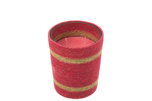 Geurkaars Mand Wax Fuchsia Mediium -55 Uur