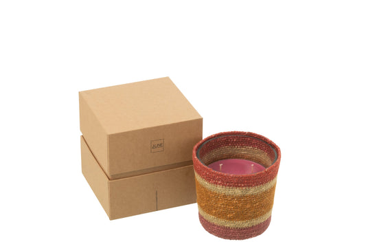 Geurkaars Mand Wax Bord Small - 45 Uur