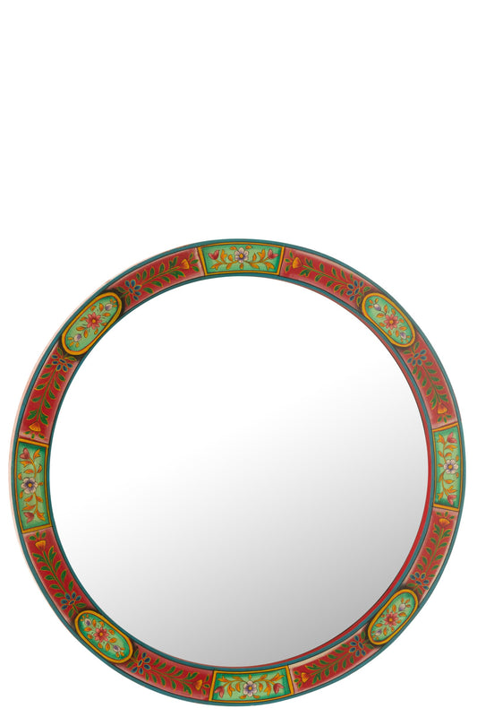 Mirror Round Frame Mumbai MDF Mix
