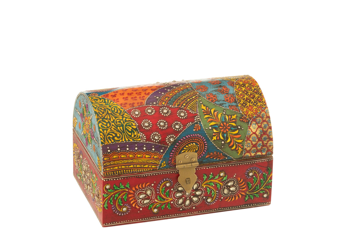 Doos rechthoekig Delhi mango hout mix