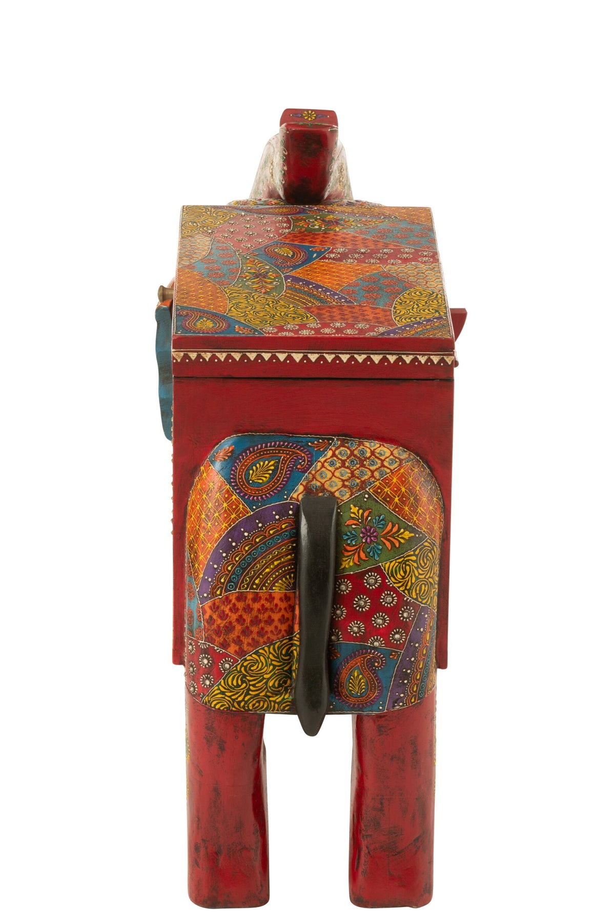 Valise éléphant Delhi bois de manguier mix
