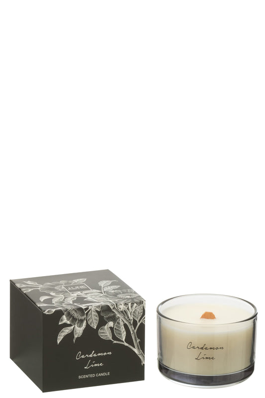 Geurkaars Kardemom Limoen Coco Wax Small - 50 Uur