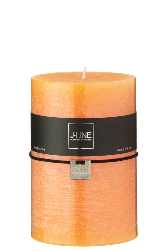 Kaars Cilinder Licht Oranje Extra Large 95u