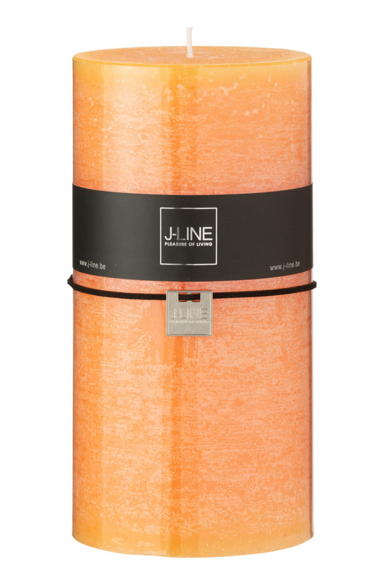 Kaars Cilinder Licht Oranje Extra Extra Large 150u