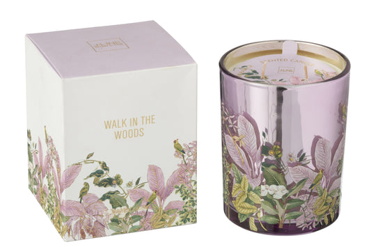Geurkaars Walk In The Woods Wax Roze Large-55 Uren