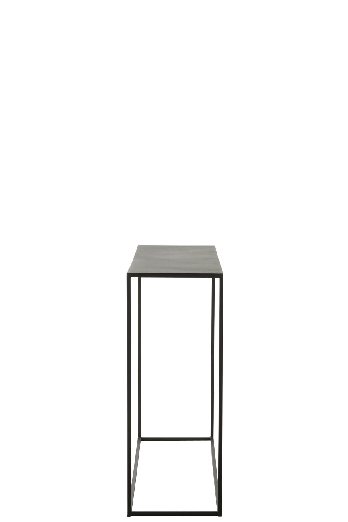 Console Rectangle Metal Black