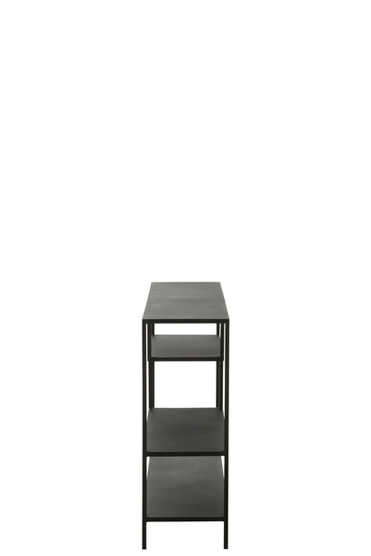 Rack Low Irregular Levels Metal Black