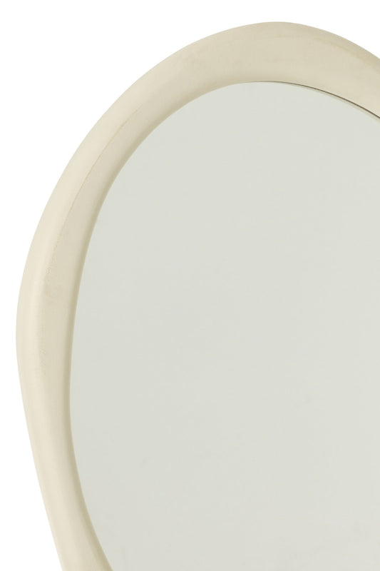 Wall Mirror Moderna Mdf/Mirror White Small