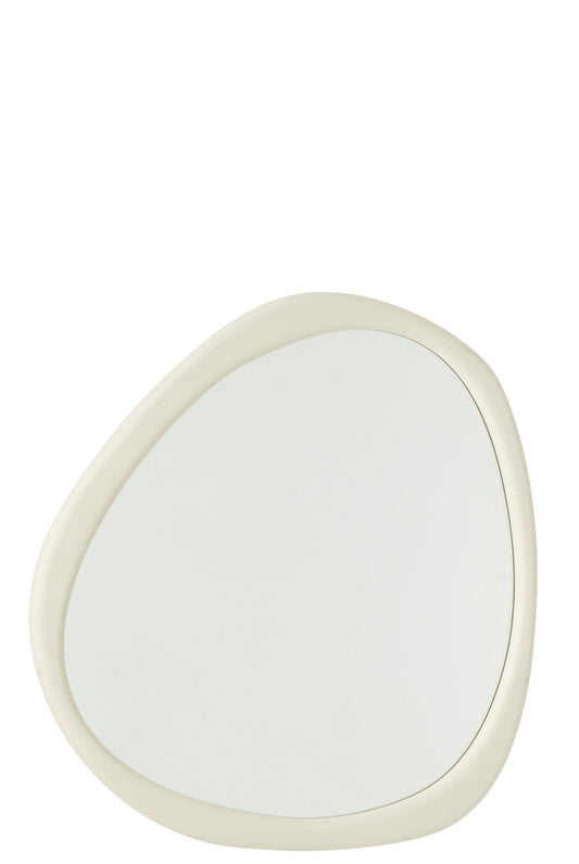 Wall Mirror Moderna Mdf/Mirror White Medium