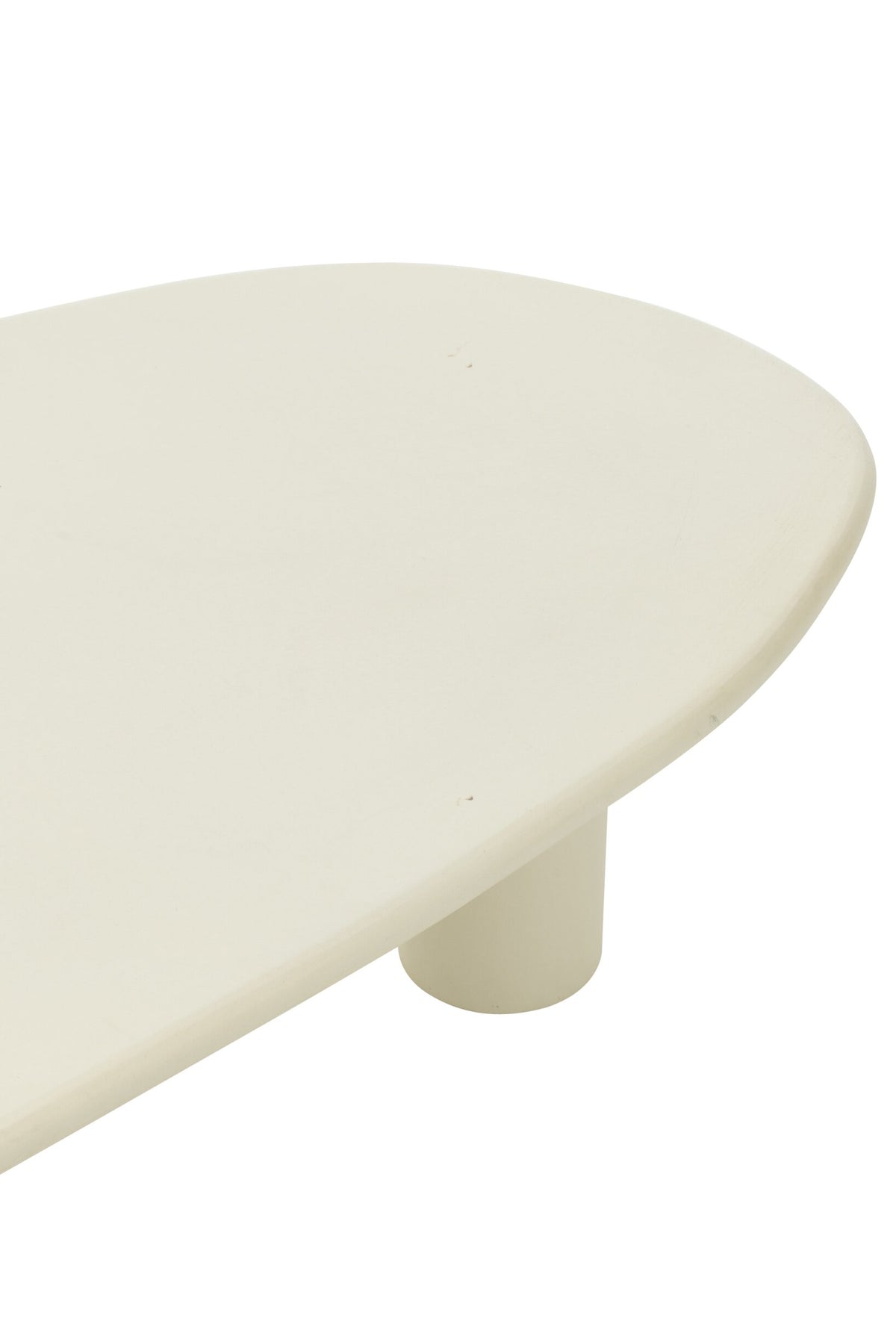 Side Table Bali Mdf/Pvc White Large