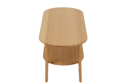 Coffee Table Square Bamboo Natural